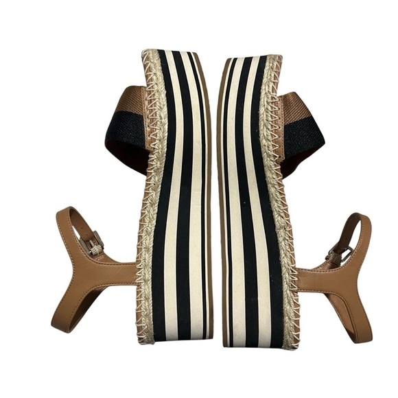 Kate Spade Picnic Platform Sandal Size 9 Ankle Strap Leather - Picture 7 of 12